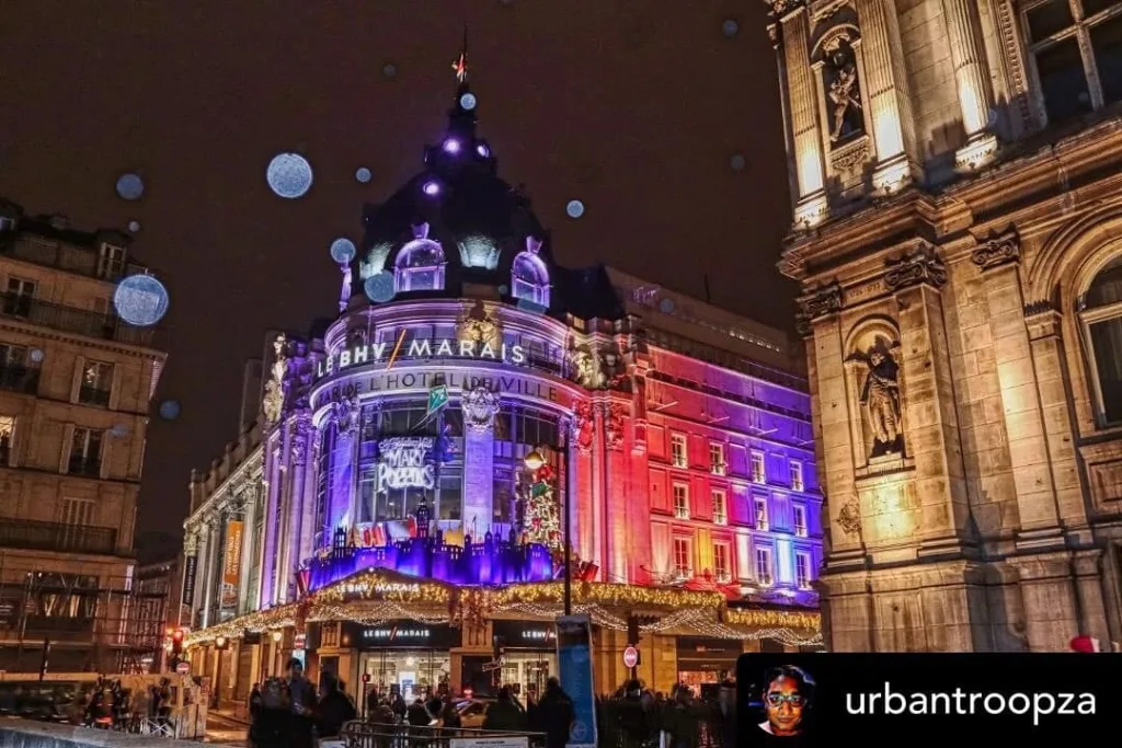 travel photography - paris at night