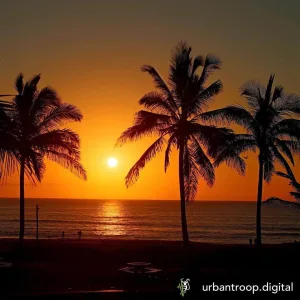 Sunrise in Durban,South Africa