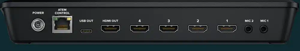 Black Magic Atem Mini - Back View