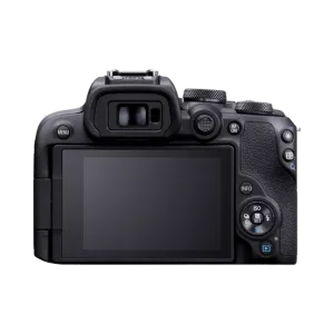 Canon R10 crop-sensor camera with OLED electronic viewfinder