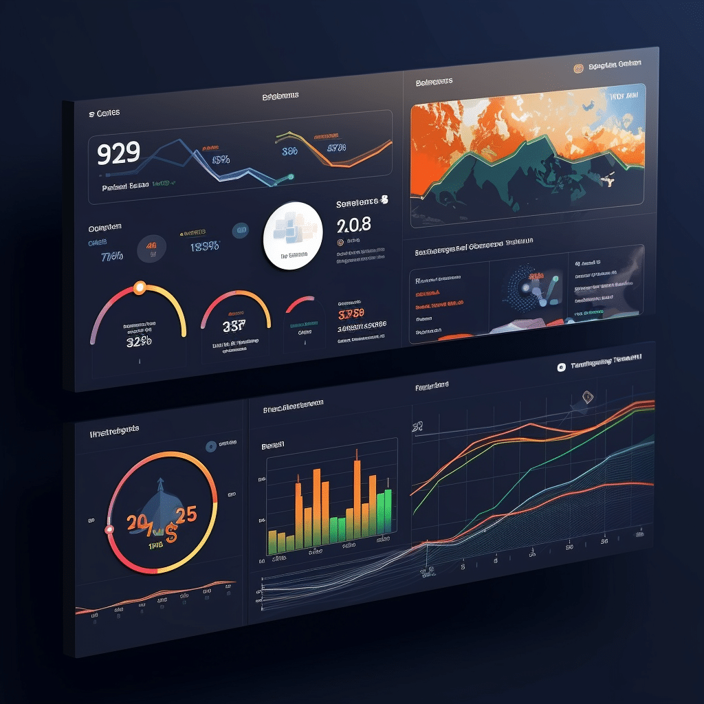 AI-driven content optimization dashboard.