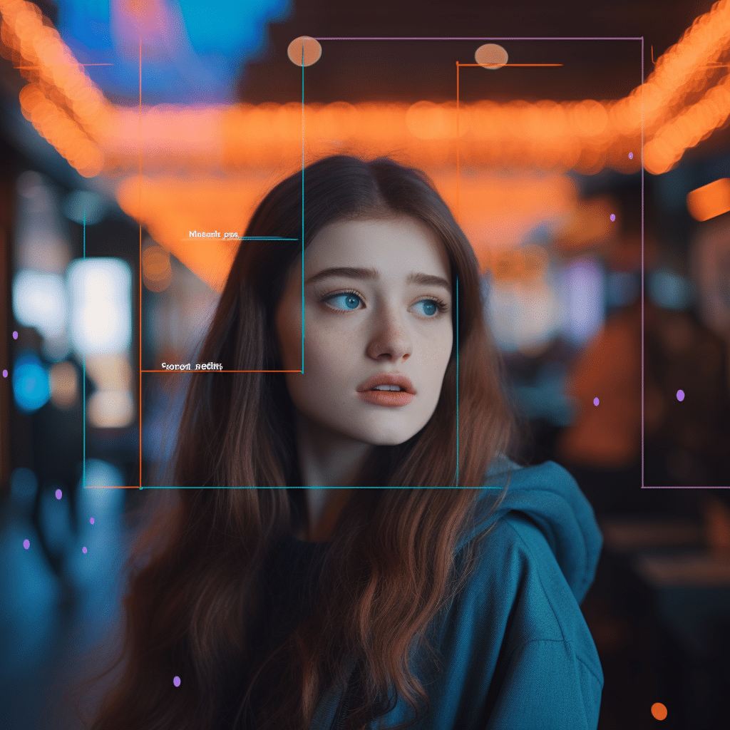 AI-enhanced video editing interface.