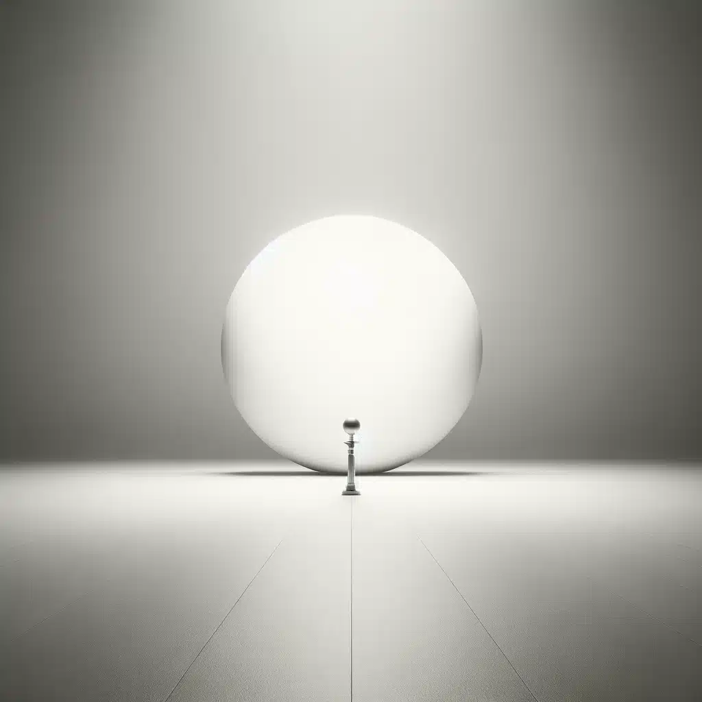 Minimalist Object in Empty Space