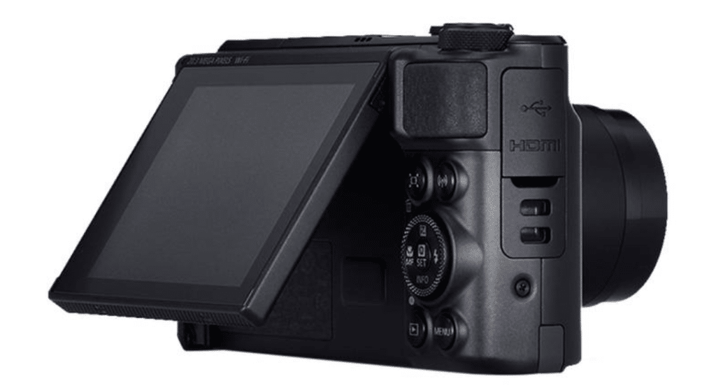 Powershot-canon-SX740-hs-Side-view